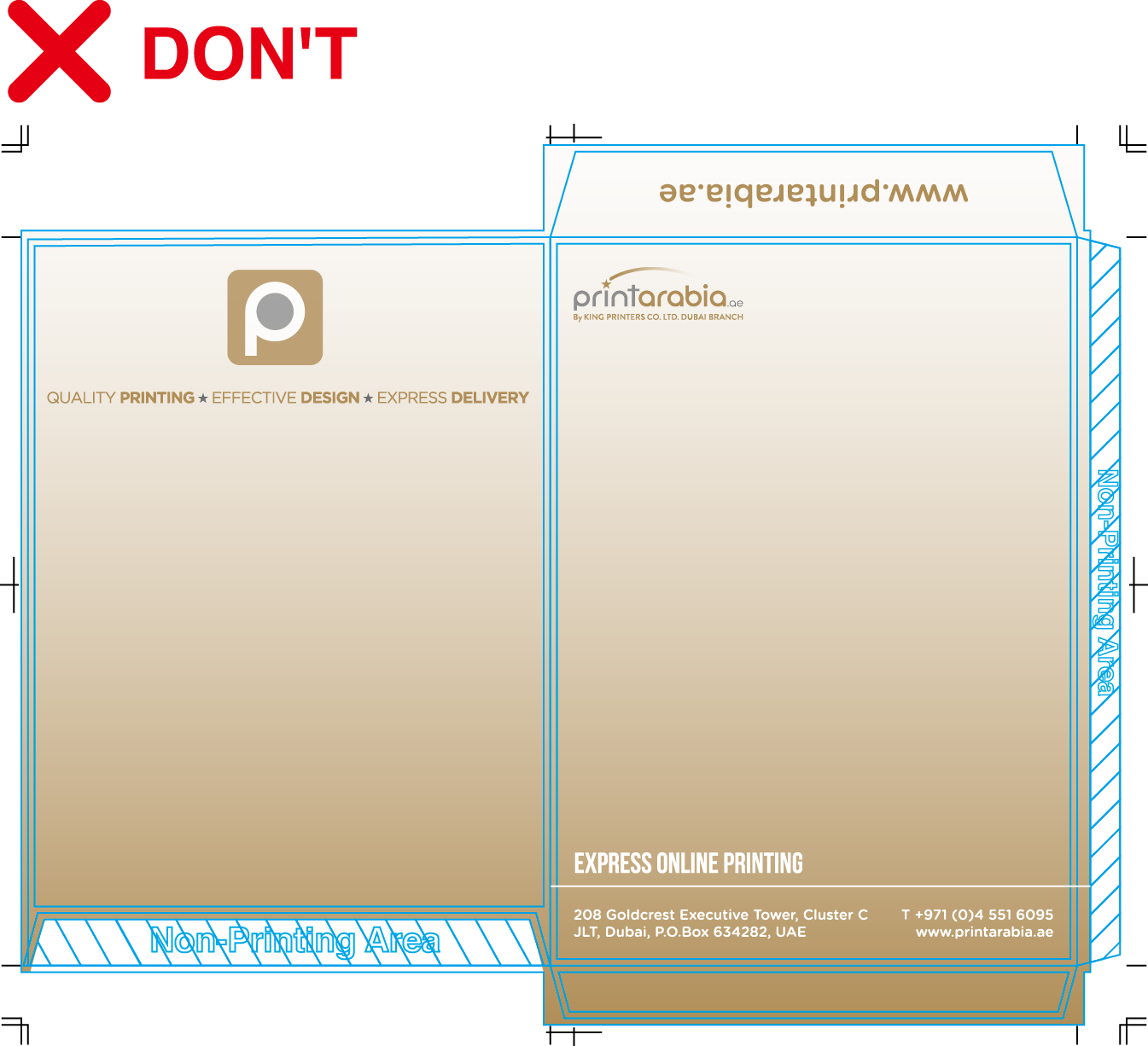 Custom Envelopes - Do's and Don'ts when laying out your design 01 Image